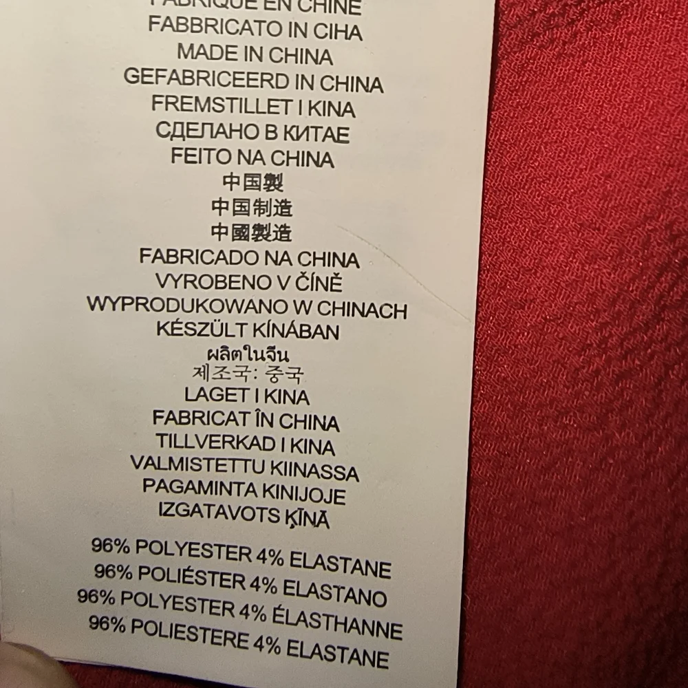 Michael Kors Red Studded Hi-Lo Hem Blouse in Size L - Picture 9 of 14